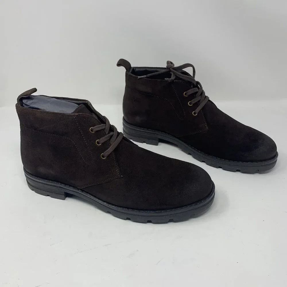 Vintage Foundry Co. Turner VF1443 Chukka Boots Mens 10 Brown Suede Lace Up S0679